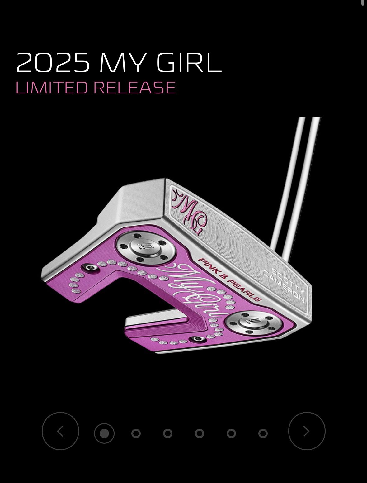 Scotty Cameron My Girl Putter 2025 Limited Edition