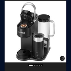 Keurig K-Café SMART Single-Serve Coffee Maker with WiFi Compatibility, 6 Brew Sizes - Black