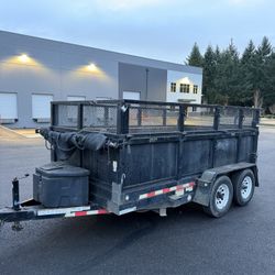 2017 Fabform 6.5 X 12 Dump Trailer 10k