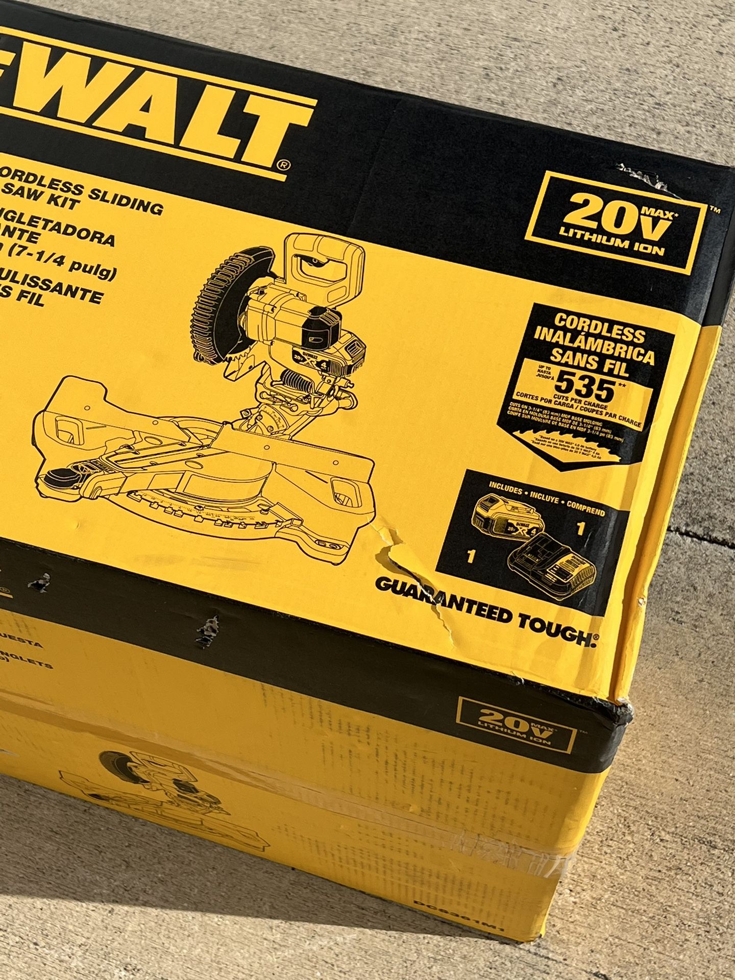 Dewalt Miter Saw 71/4” Combo Kit $350 New Nuevo