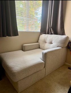 Living Spaces, Chaise, sand color,