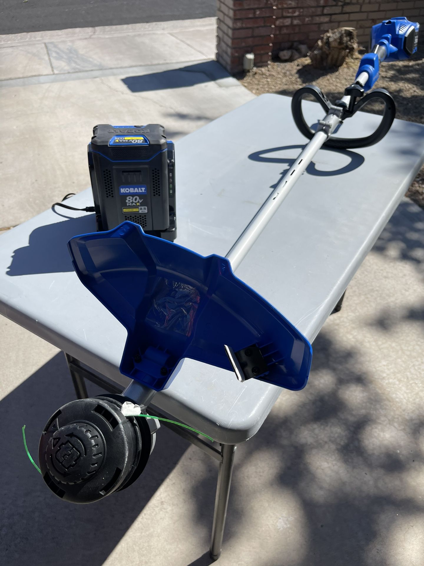 Kobalt 80-Volt Max 16-in Straight Cordless String Trimmer with Attachment Capable