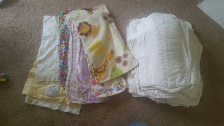 Cloth diapers/burp cloths