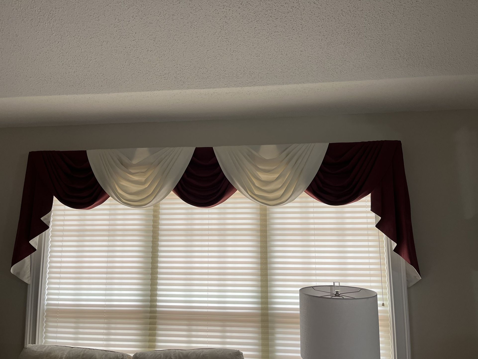Custom Swag Valance - board-mounted
