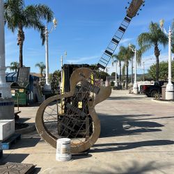 Giant Metal Guitar 