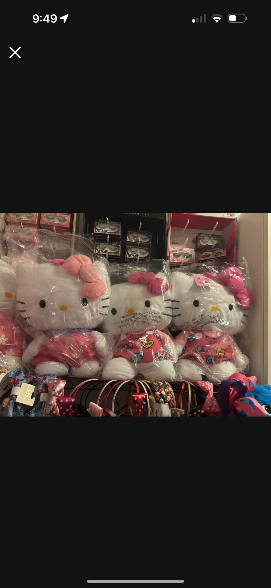 Hello Kitty, backpack plushy