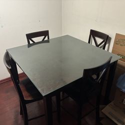 Glass Top Table