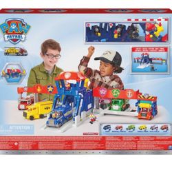 Paw Patrol - Big Truck Pups, Truck Stop Wide Transforming Playset
