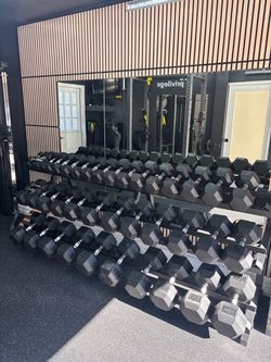 Full Dumbbell Set 5-100 + rack