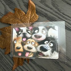 🐶 Funny Dogs Credit Card Skins Sticker for Credit Cards, Gift & Debit Cards