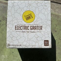 Grandma Anne’s Electric Grater 