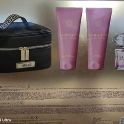 ~VERSACE BRIGHT CRYSTAL 4 PIECE GIFT SET~ Authentic *