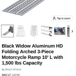 Black widow-10’ Folding Bike ramp From Rage Power