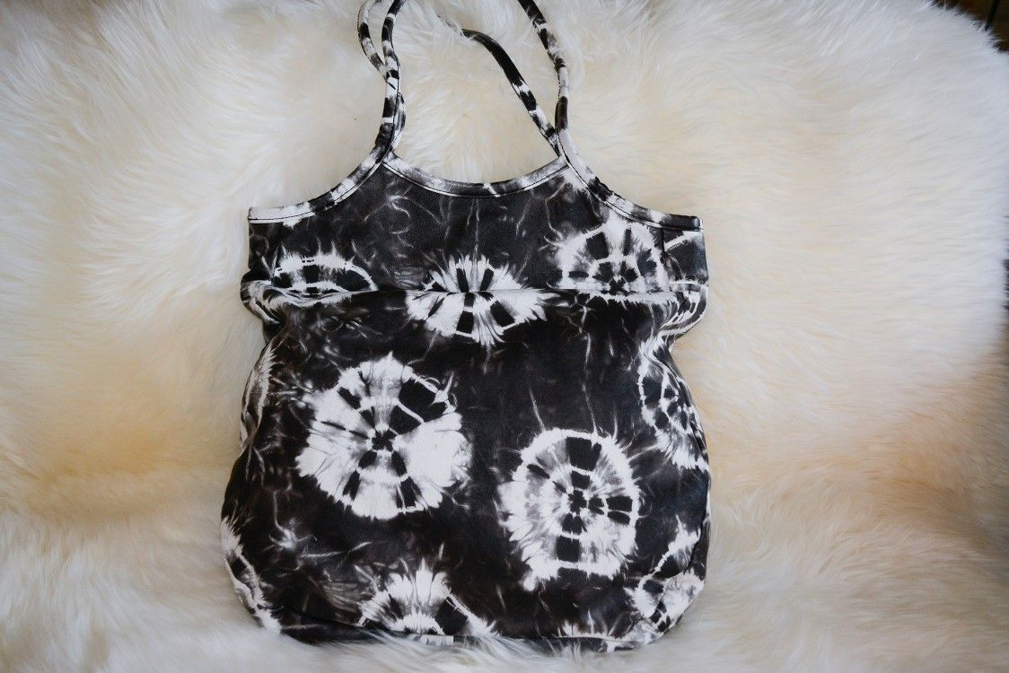 Chico's Black & White Large Handbag