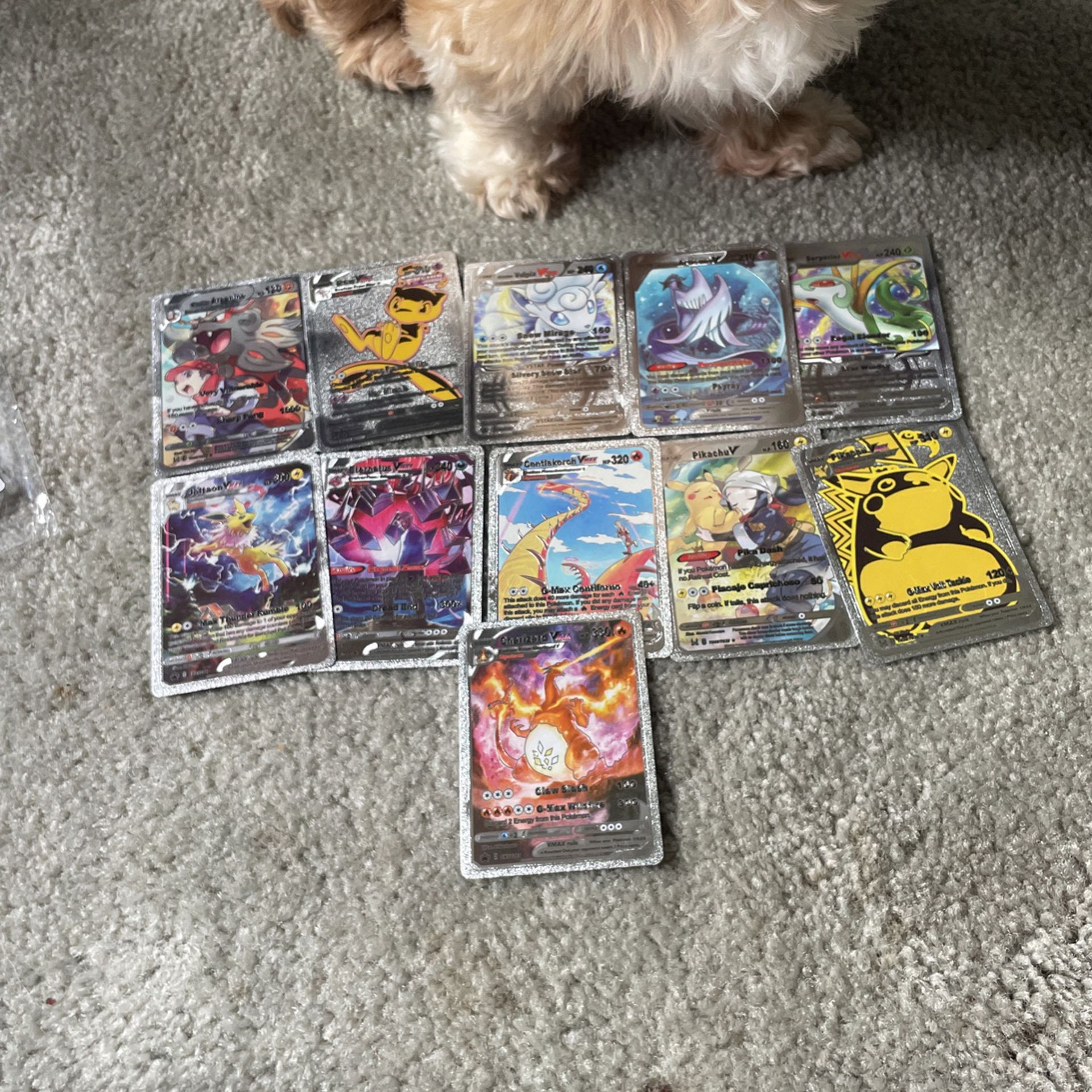 silver pokemon cards 