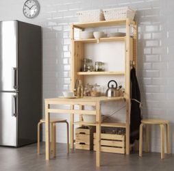 IKEA Ivar Folding Table and Shelving System
