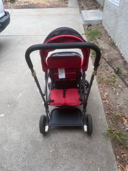 Jovi caboose double stroller