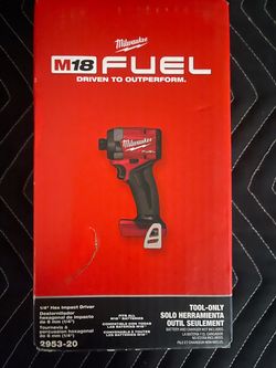 Milwaukee M18 FUEL 1/4" Hex Impact Driver Tool Only
