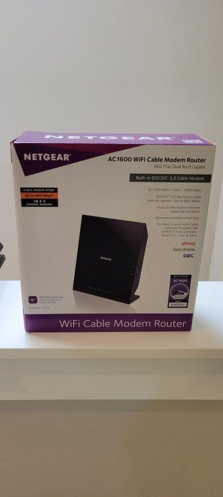 Netgear AC1600 WiFi Cable Modem Router