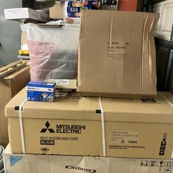 Mitsubishi  Electric 24,000 BTU Commercial Wall Mounted Single Zone Heat Pump Unit (PKA-A24KA & PUZ-A24NHA7)