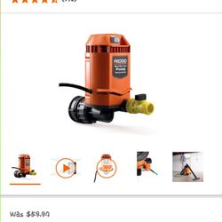 Rigid Shopvac Water Pump