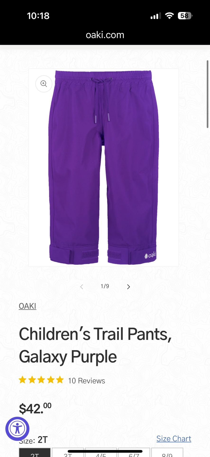 2T Oaki Rain Pants