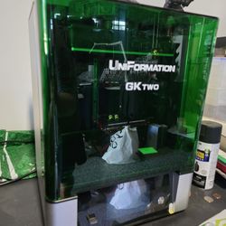 Uniformation GK Two Resin 3d Printer + Ultrasonic Cleaner