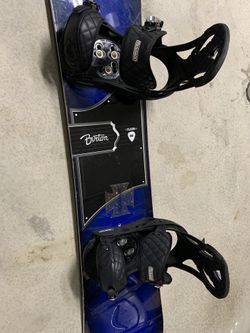 Burton Clash Snowboard - 158cm & Mission Bindings for Sale in