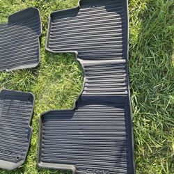 2017-2022 Honda Cr-v Set Of All Weather Rubber Floor Mats Black 