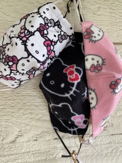 Hello Kitty Black Pink Beauty Mask with Filter for ADULTS and KIDS