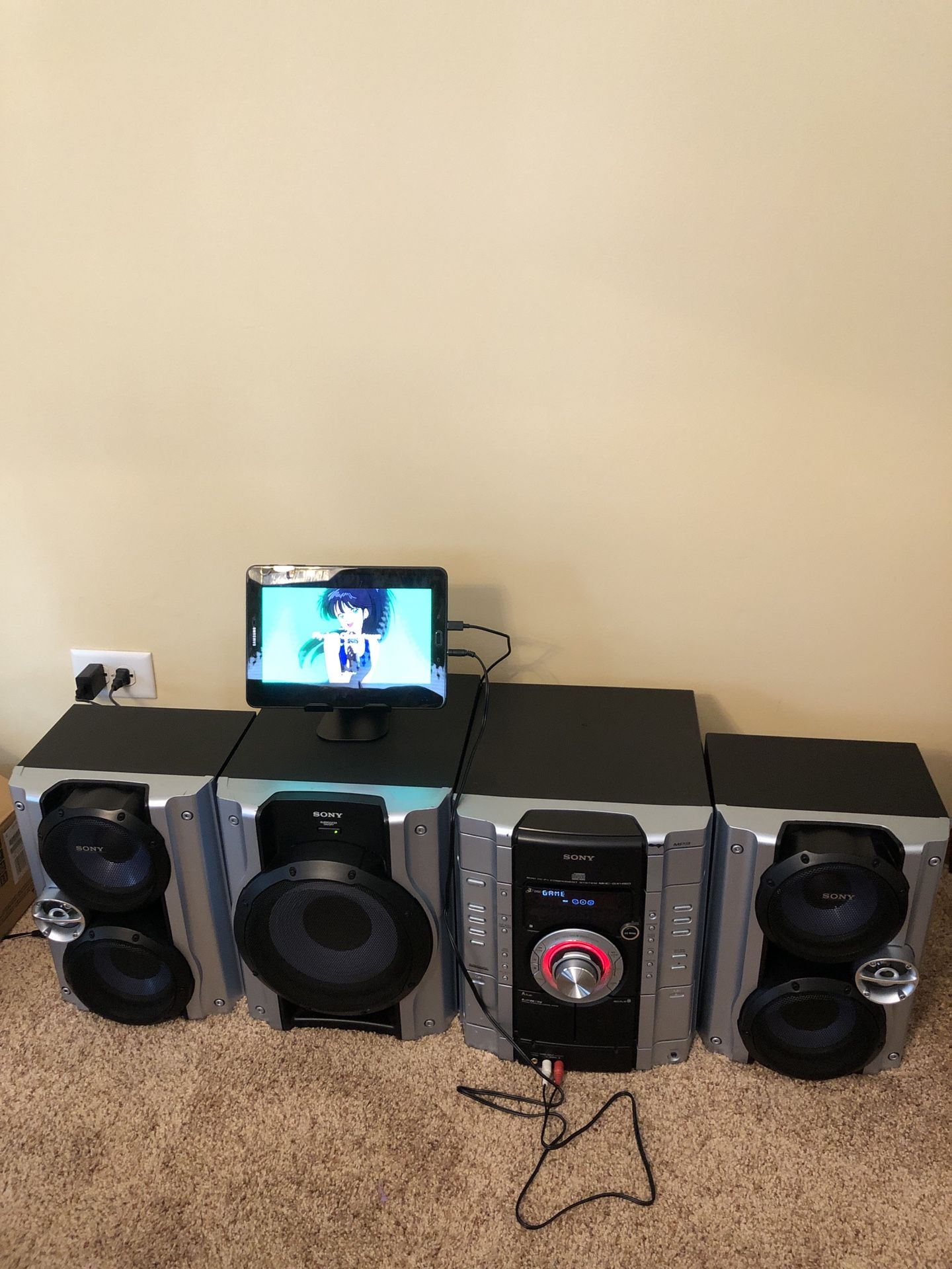 Sony MHC -GX450 Mini Hi-Fi Component System Amazing Sound