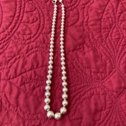 Authentic Tiffany & Co Hardware Ball Necklace