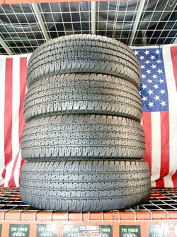 ✅ 4 Used Tires LT275/70R18 FIRESTONE TRANSFORCE H/T 275/70R18 ALL SEASON 10 PLY LOAD E 275 70 18