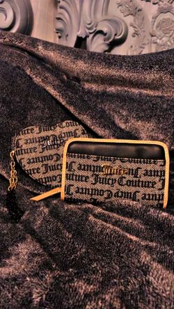 Juicy Couture, Wallet, And Heart Keychain Wallet 