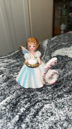 Vintage Josef Originals "Birthday Girls" Angel Age 6 Figurine