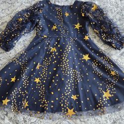 Girls' Soft Long Sleeve Casual Dress Crew Neck Holiday Party Dresses Christmas Size 7