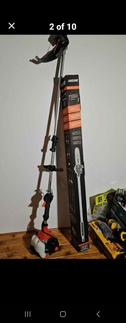 Echo gas 2cycle 21.2cc power unit+wacker attachment+pole saw 'Power Pruner' attachment