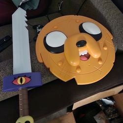 Adventure Time Finn Blood Sword And Jake Shield