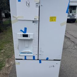Cafe Refrigerator 3 door Counter Depth white matte 