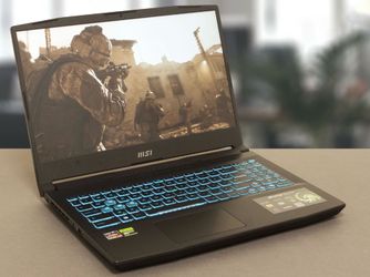 MSI Gaming Laptop with RGB Keyboard