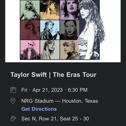 Taylor Swift Tickets (4 Floor Section N) Thumbnail