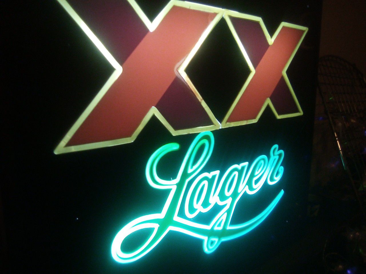 Very nice XX Lager 21.5" Lighted Beer Sign