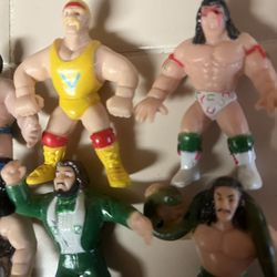 Old Minature WWf Action Figures