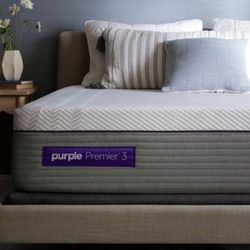 King Size Mattress Purple Premier 3 With its Plastic 12” Inches Thick Direct From Factory Same Day Delivery  