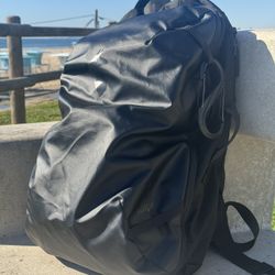 Cotopaxi Allpa 35L Travel Backpack Black on Black Carry On with Hip Belt