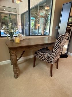 Farmhouse Wood Writing Desk