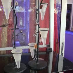 pair of candles holder