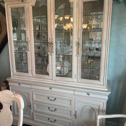 China hutch And Dining Table