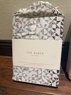 New Ted Baker Uxman Full/Queen Cotton Duvet Cover Set