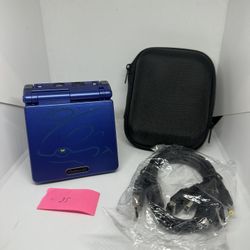 Gameboy advance sp w/ ips v4 screen & charger